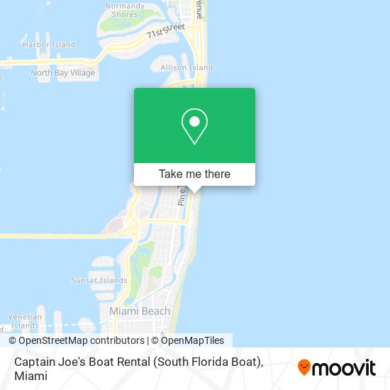 Captain Joe's Boat Rental (South Florida Boat) map