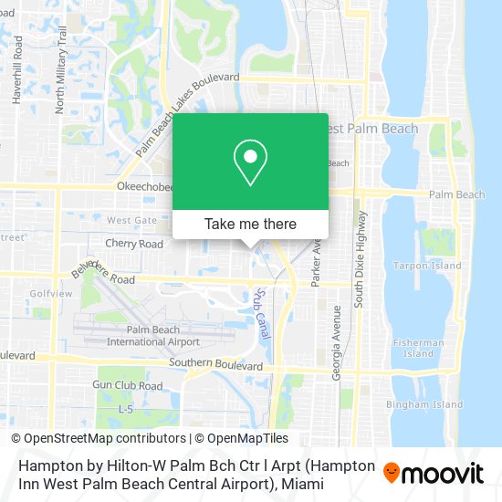 Mapa de Hampton by Hilton-W Palm Bch Ctr l Arpt (Hampton Inn West Palm Beach Central Airport)