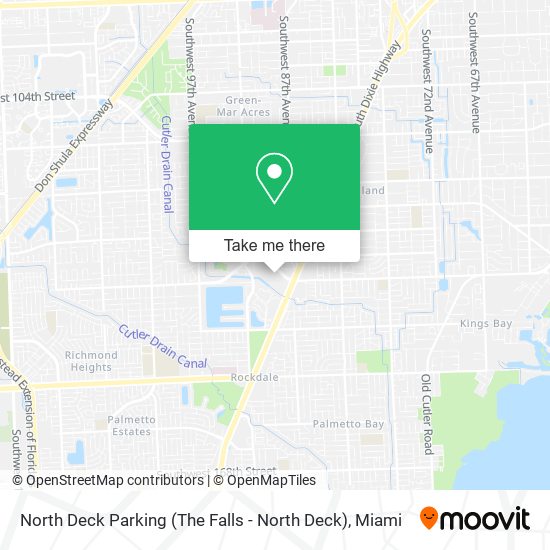 North Deck Parking (The Falls - North Deck) map