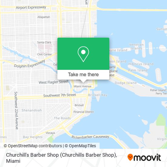 Churchill's Barber Shop (Churchills Barber Shop) map