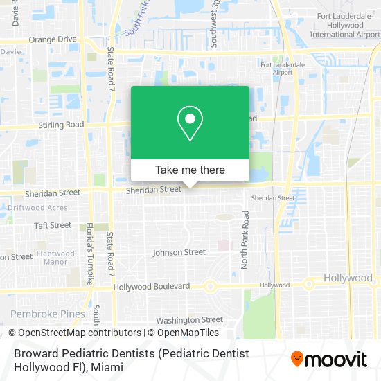 Mapa de Broward Pediatric Dentists (Pediatric Dentist Hollywood Fl)