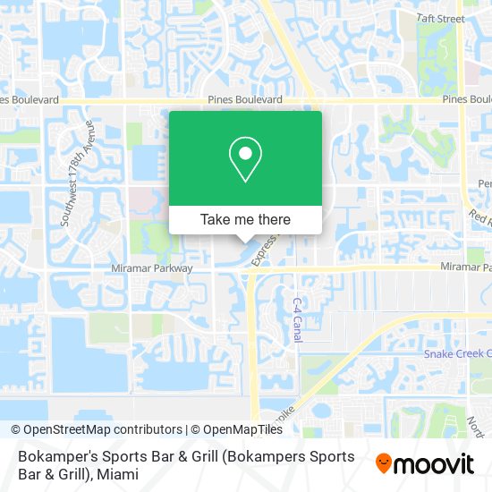 Mapa de Bokamper's Sports Bar & Grill (Bokampers Sports Bar & Grill)