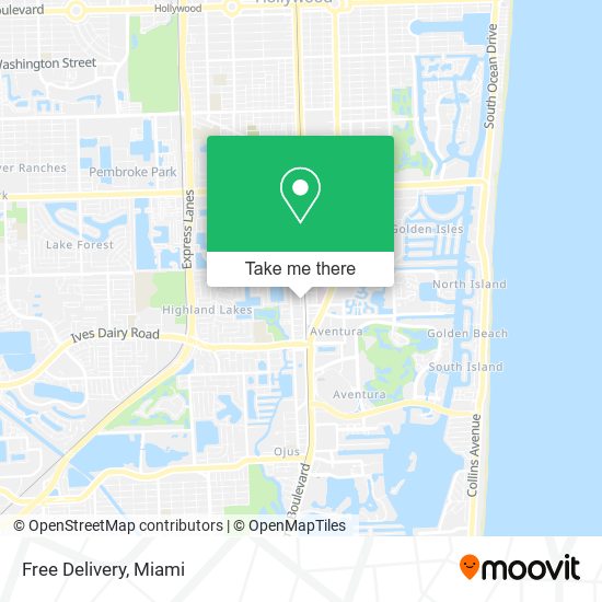 Free Delivery map