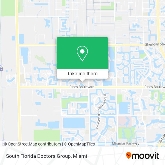 Mapa de South Florida Doctors Group