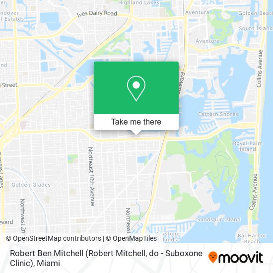 Robert Ben Mitchell (Robert Mitchell, do - Suboxone Clinic) map