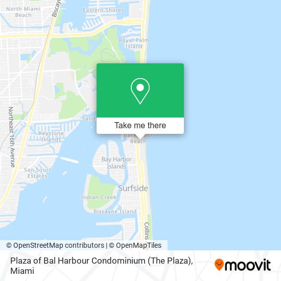 Mapa de Plaza of Bal Harbour Condominium (The Plaza)