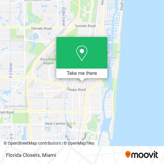 Florida Closets map