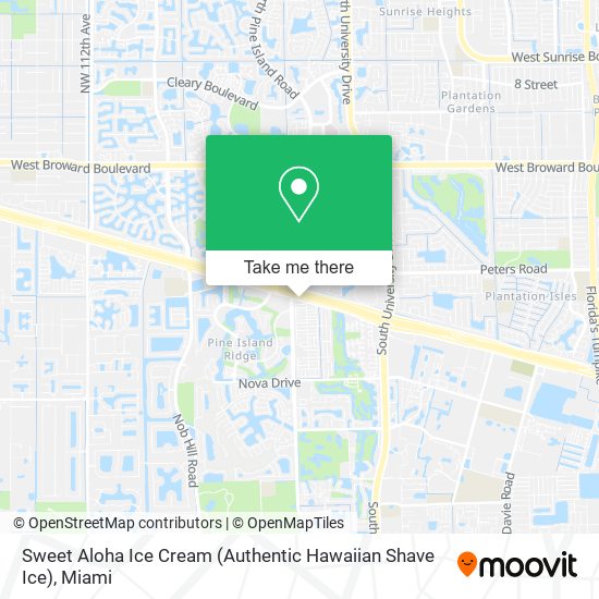 Sweet Aloha Ice Cream (Authentic Hawaiian Shave Ice) map