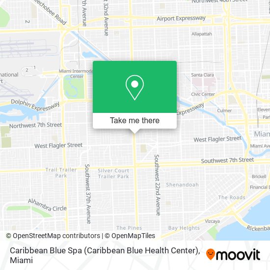 Caribbean Blue Spa (Caribbean Blue Health Center) map