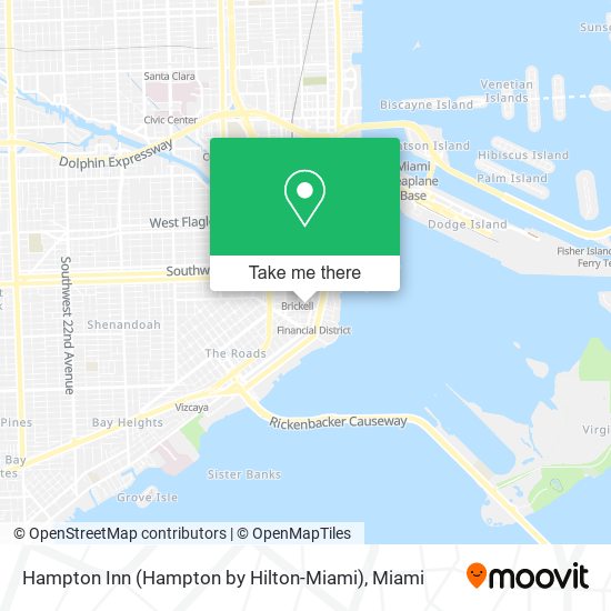 Hampton Inn (Hampton by Hilton-Miami) map