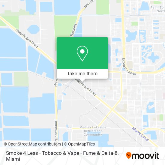 Mapa de Smoke 4 Less - Tobacco & Vape - Fume & Delta-8