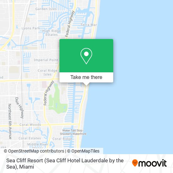 Mapa de Sea Cliff Resort (Sea Cliff Hotel Lauderdale by the Sea)