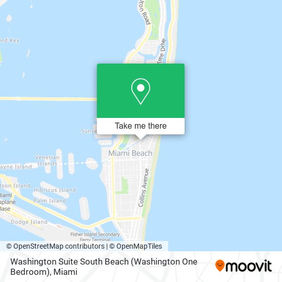Washington Suite South Beach (Washington One Bedroom) map