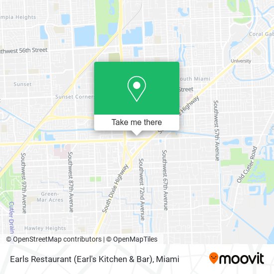 Mapa de Earls Restaurant (Earl's Kitchen & Bar)
