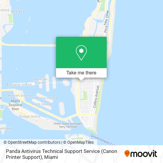 Mapa de Panda Antivirus Technical Support Service (Canon Printer Support)