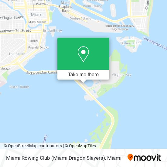 Mapa de Miami Rowing Club (Miami Dragon Slayers)