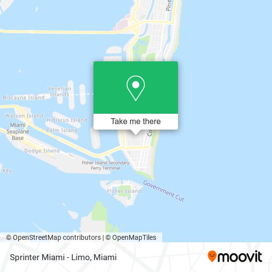 Mapa de Sprinter Miami - Limo