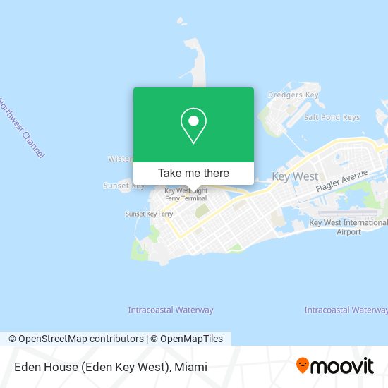 Mapa de Eden House (Eden Key West)