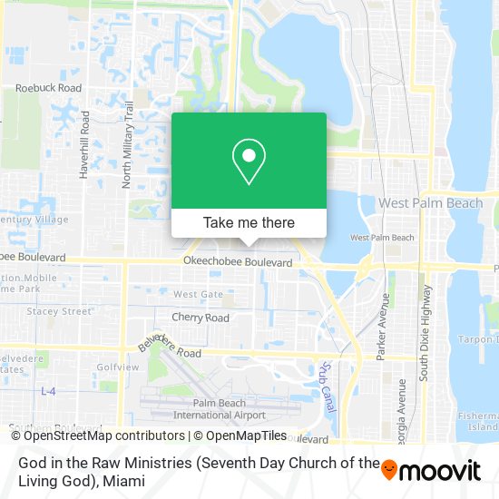 God in the Raw Ministries (Seventh Day Church of the Living God) map