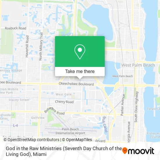 God in the Raw Ministries (Seventh Day Church of the Living God) map