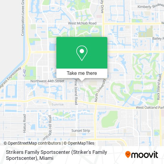 Strikers Family Sportscenter (Striker's Family Sportscenter) map