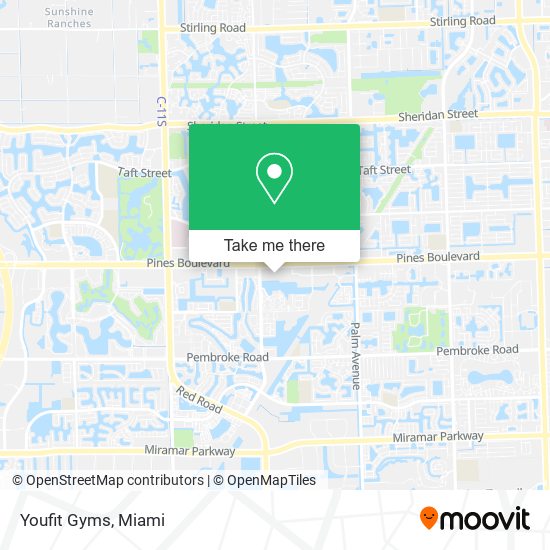 Mapa de Youfit Gyms