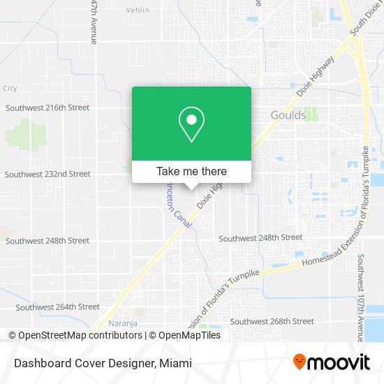 Dashboard Cover Designer map