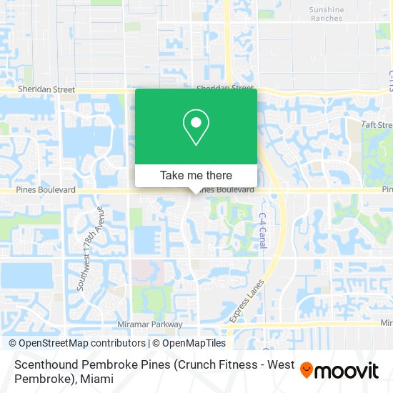 Scenthound Pembroke Pines (Crunch Fitness - West Pembroke) map