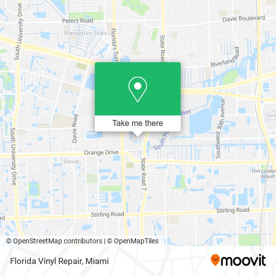 Mapa de Florida Vinyl Repair