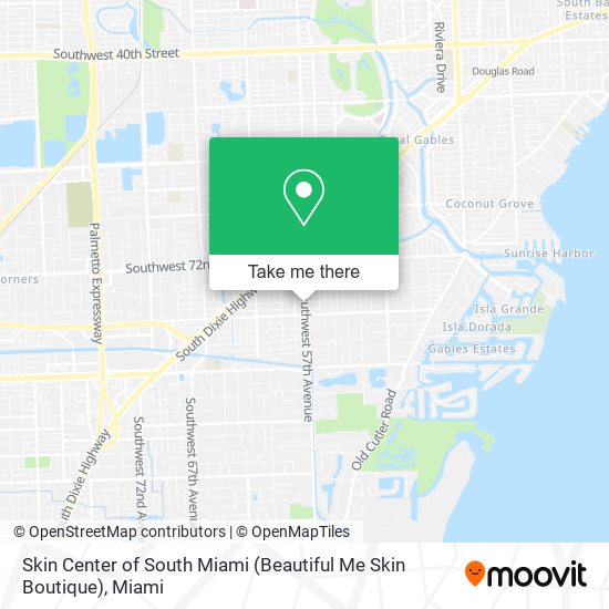 Skin Center of South Miami (Beautiful Me Skin Boutique) map