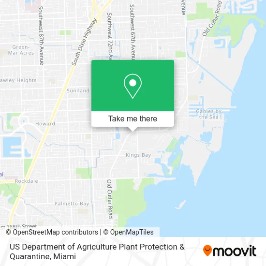 US Department of Agriculture Plant Protection & Quarantine map