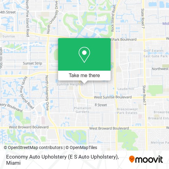 Mapa de Economy Auto Upholstery (E S Auto Upholstery)