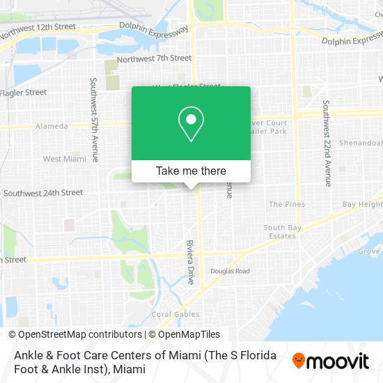 Ankle & Foot Care Centers of Miami (The S Florida Foot & Ankle Inst) map