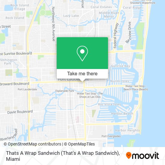 Thats A Wrap Sandwich (That's A Wrap Sandwich) map