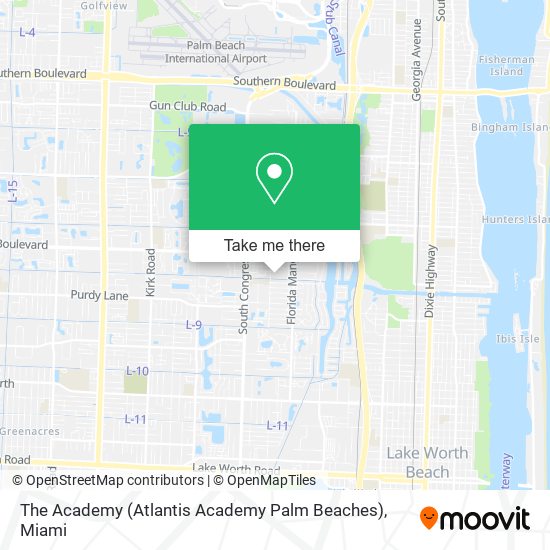 The Academy (Atlantis Academy Palm Beaches) map