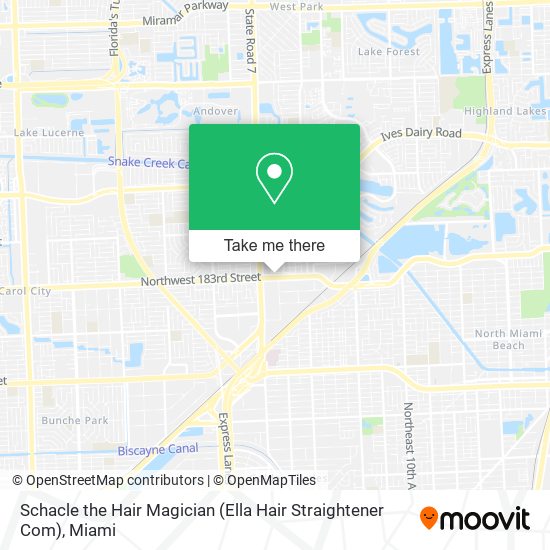 Schacle the Hair Magician (Ella Hair Straightener Com) map