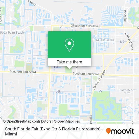 Mapa de South Florida Fair (Expo Ctr S Florida Fairgrounds)