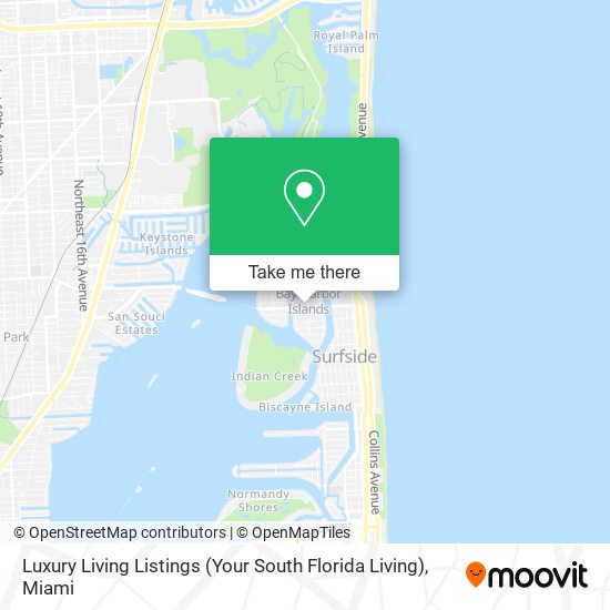 Luxury Living Listings (Your South Florida Living) map