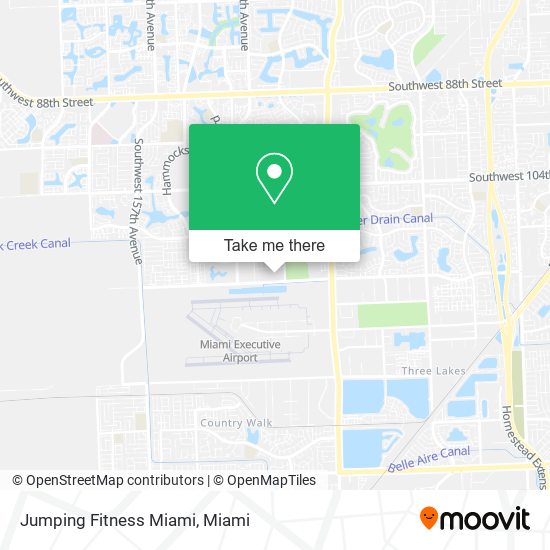 Jumping Fitness Miami map
