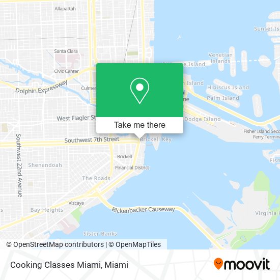 Mapa de Cooking Classes Miami