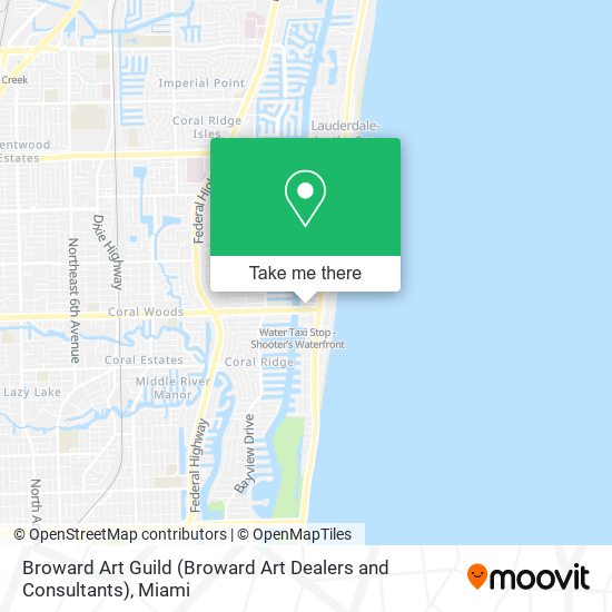 Mapa de Broward Art Guild (Broward Art Dealers and Consultants)