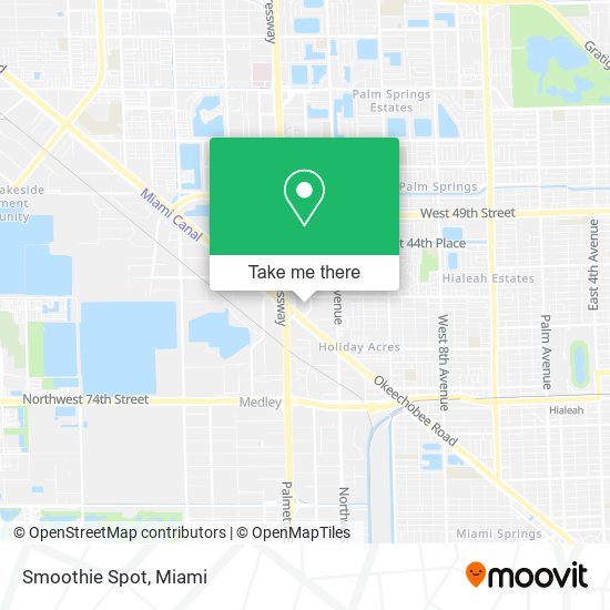 Smoothie Spot map