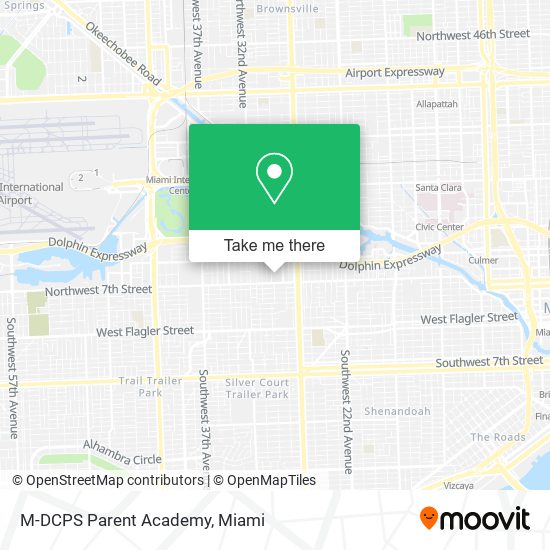 Mapa de M-DCPS Parent Academy