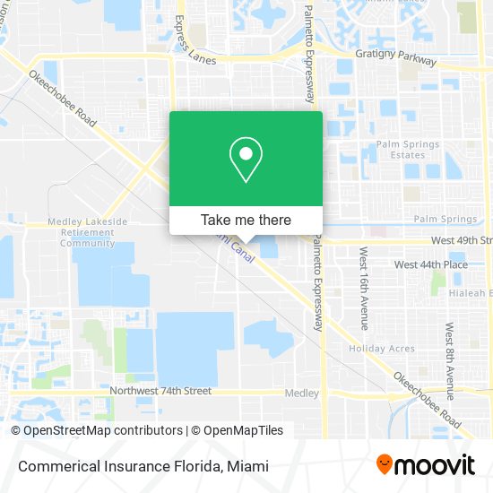 Commerical Insurance Florida map