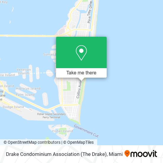 Drake Condominium Association (The Drake) map