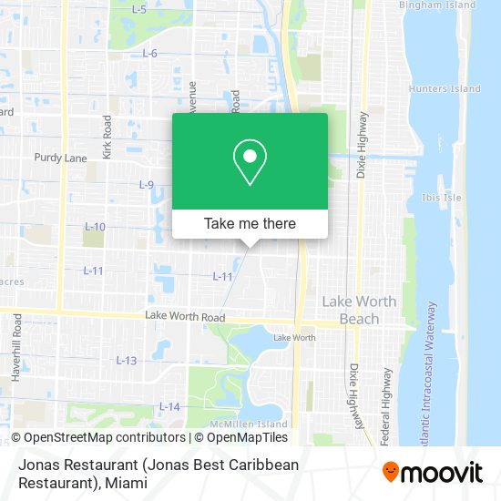 Jonas Restaurant (Jonas Best Caribbean Restaurant) map