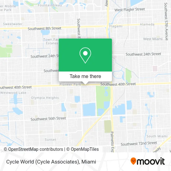 Cycle World (Cycle Associates) map