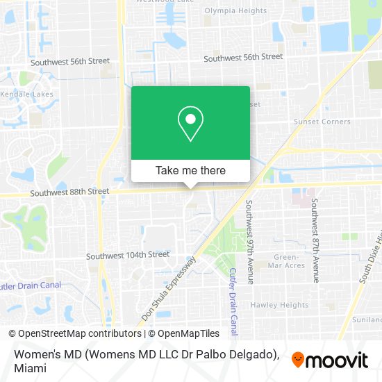 Women's MD (Womens MD LLC Dr Palbo Delgado) map