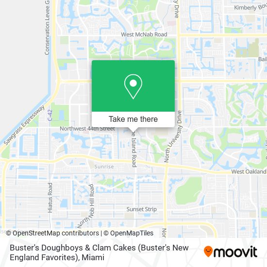 Mapa de Buster's Doughboys & Clam Cakes (Buster's New England Favorites)