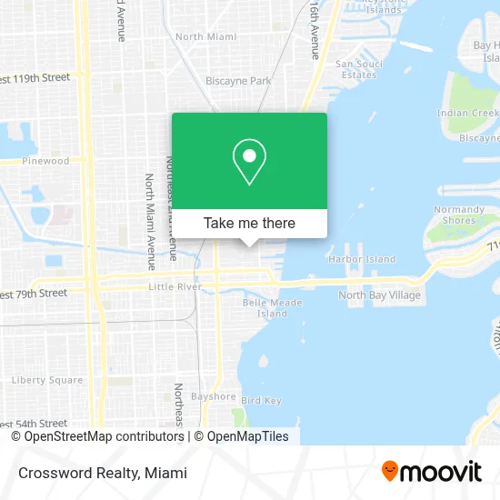 Crossword Realty map